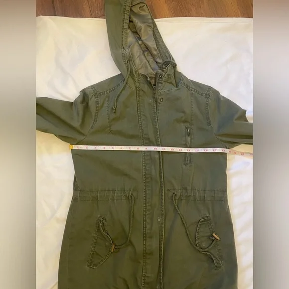 Ambiance medium army green utility jacket - Picture 9 of 12